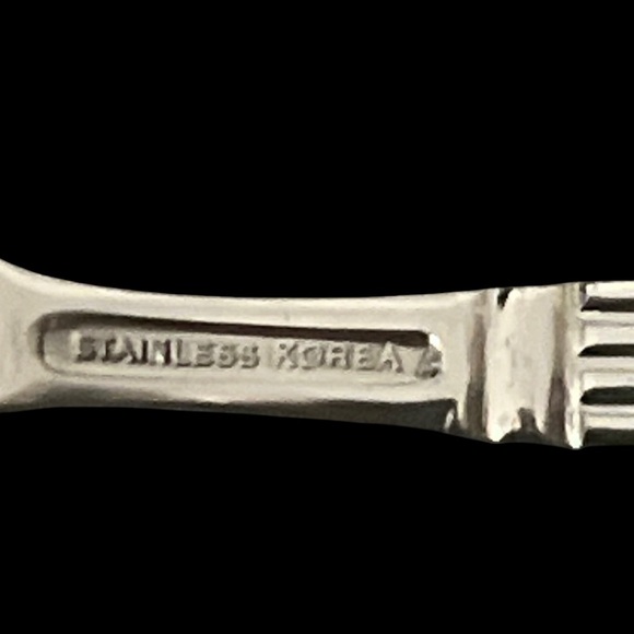 New Vintage Estia Gourmet Olympia Pattern - Lot Of 4 Cocktail Forks Korea - Picture 7 of 10